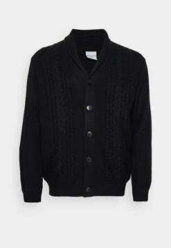 Jack & Jones Jjcraig Shawl Neck Cardigan- Vest - Black -ZALANDO WINKEL 41305de29e2849f8b123f4a3e92bd3ad