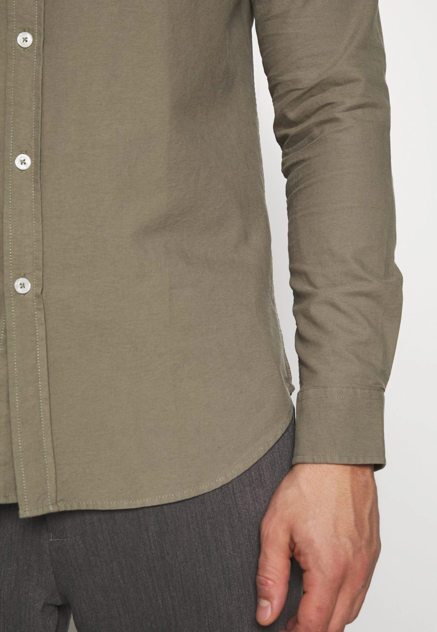 SAMSØE SAMSØE Liam Shirt - Overhemd - Deep Lichen Green 9 SAMSØE SAMSØE Liam Shirt - Overhemd - Deep Lichen Green - Afbeelding 7
