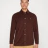 Regular Fit Gots Vegan - Overhemd - Deep Mahogany
