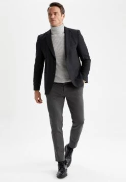 DeFacto Modern Fit- Blazer - Anthracite 8 DeFacto Modern Fit- Blazer - Anthracite -ZALANDO WINKEL 421948ef65064b9a831ffaeb88dd02f0