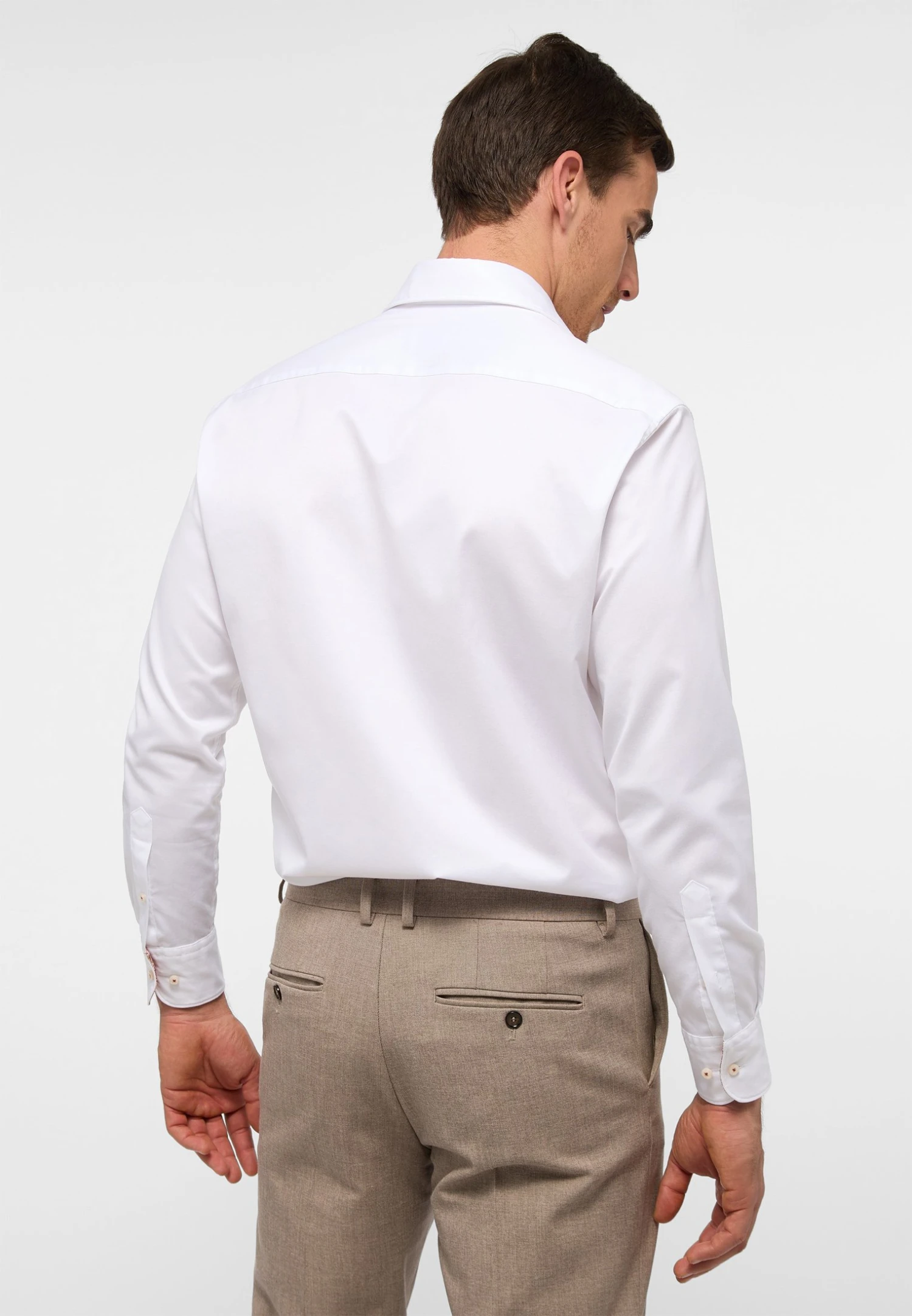 Eterna Soft Tailoring Twill Comfort Fit - Zakelijk Overhemd - Weiß 4 Eterna Soft Tailoring Twill Comfort Fit - Zakelijk Overhemd - Weiß - Afbeelding 2