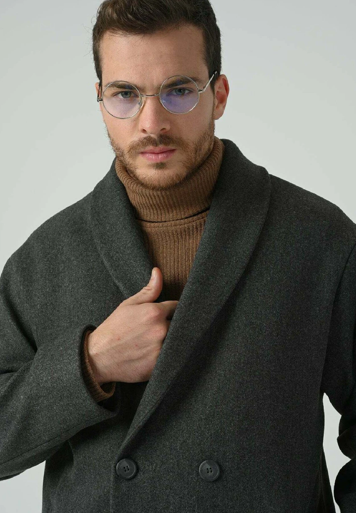 Halflange Jas - Anthracite 7 Halflange Jas - Anthracite - Afbeelding 5