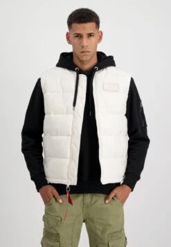 Alpha Industries Lw - Bodywarmer - Jet Stream White