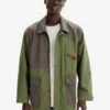 Desigual Combination Pockets- Parka - Green