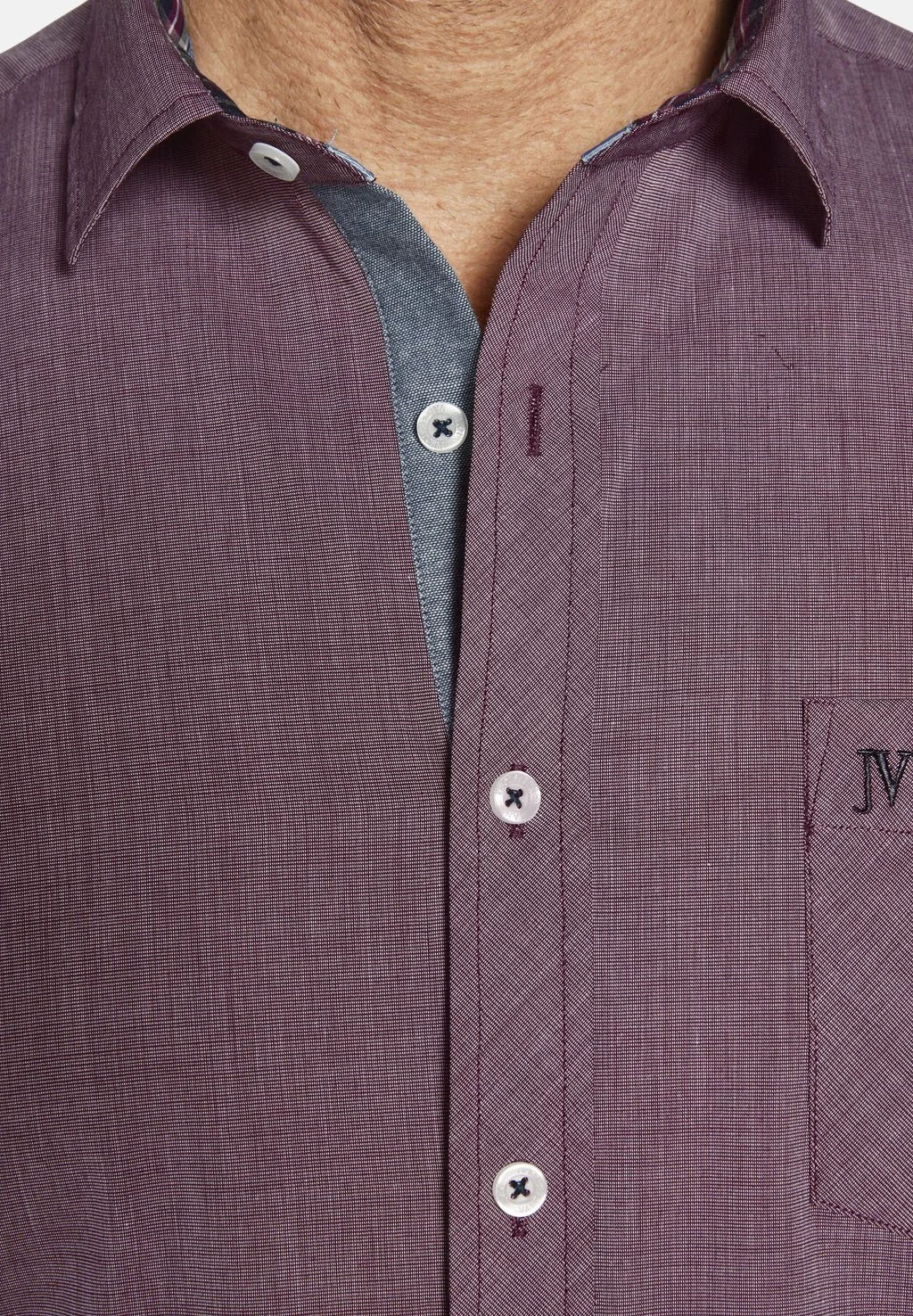 Doppelpack Julian - Overhemd - Rot Kariert 7 Doppelpack Julian - Overhemd - Rot Kariert - Afbeelding 5