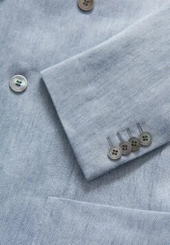 Oscar Jacobson Farris Patch Soft - Blazer - Blue Chambray -ZALANDO WINKEL 454e254c534045b390b14c61ef4c0638