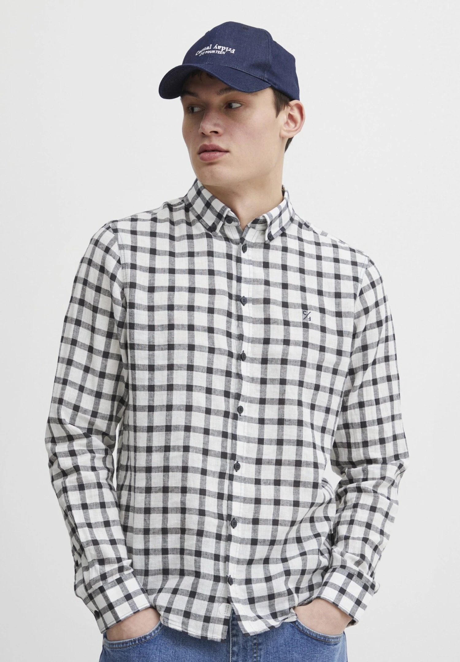 CASUAL FRIDAY Overhemd - Dark Navy 3 CASUAL FRIDAY Overhemd - Dark Navy