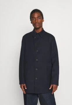 Selected Homme Slhdraper Coat - Halflange Jas - Sky Captain