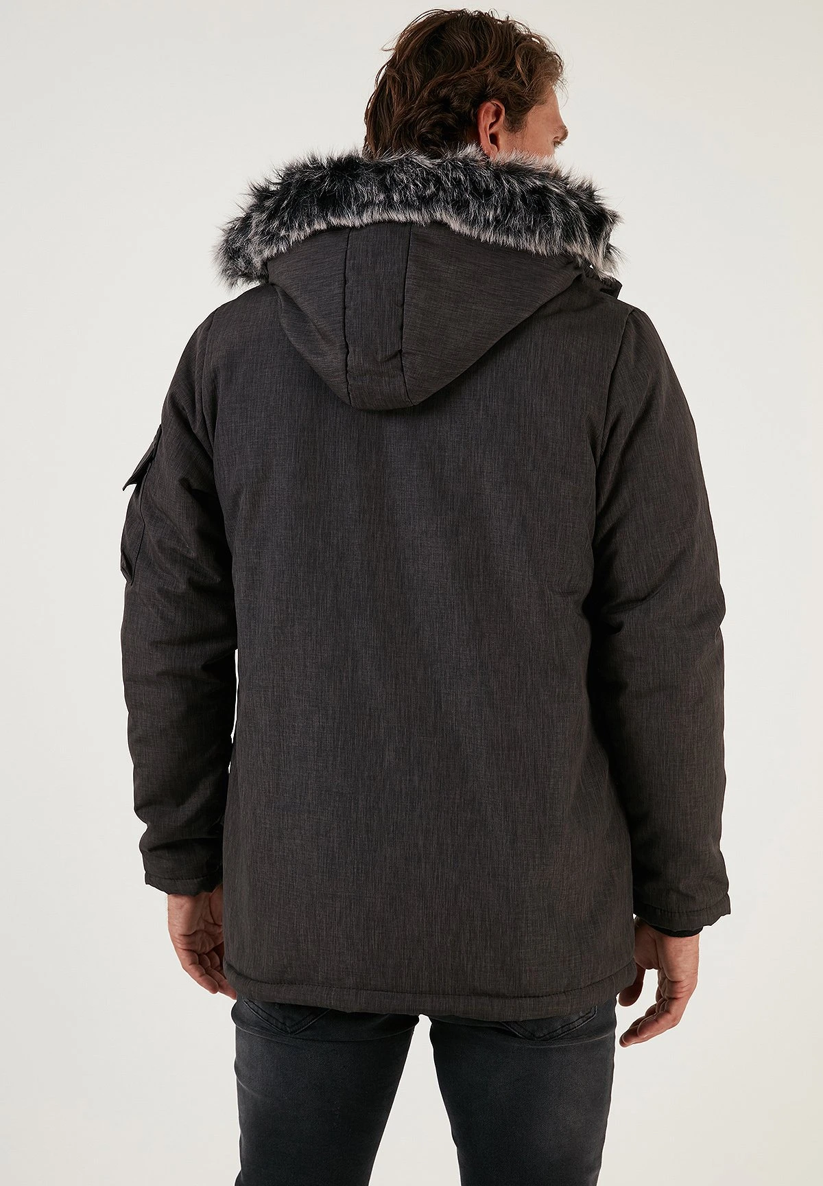 Hooded - Winterjas - Smoked Color 5 Hooded - Winterjas - Smoked Color - Afbeelding 3