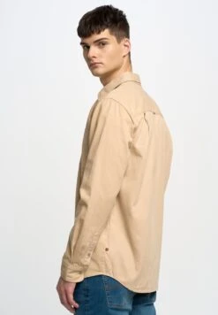 BIG STAR Hemd Gowis - Overhemd - Beige -ZALANDO WINKEL 46db9583f8504f3b859a1a36bbfc544e