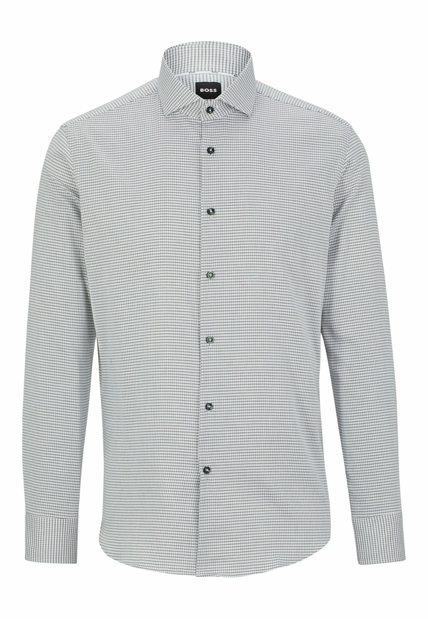 Boss S H-Joe-Spread-C1-222 - Overhemd - Open Green Ten 8 Boss S H-Joe-Spread-C1-222 - Overhemd - Open Green Ten - Afbeelding 6