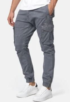 Indicode Jeans Alex - Cargobroek - Iron -ZALANDO WINKEL 477749ad87c8465696cd85845c633ed8