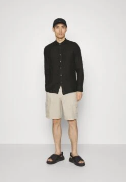 120% Lino Camicia - Overhemd - Black -ZALANDO WINKEL 483e98d4f96242f2bc8b703b9a1b0071