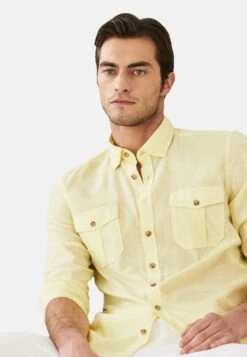 Overhemd - Yellow -ZALANDO WINKEL 489c3b5cb940444f8c8ea3fcc887396a