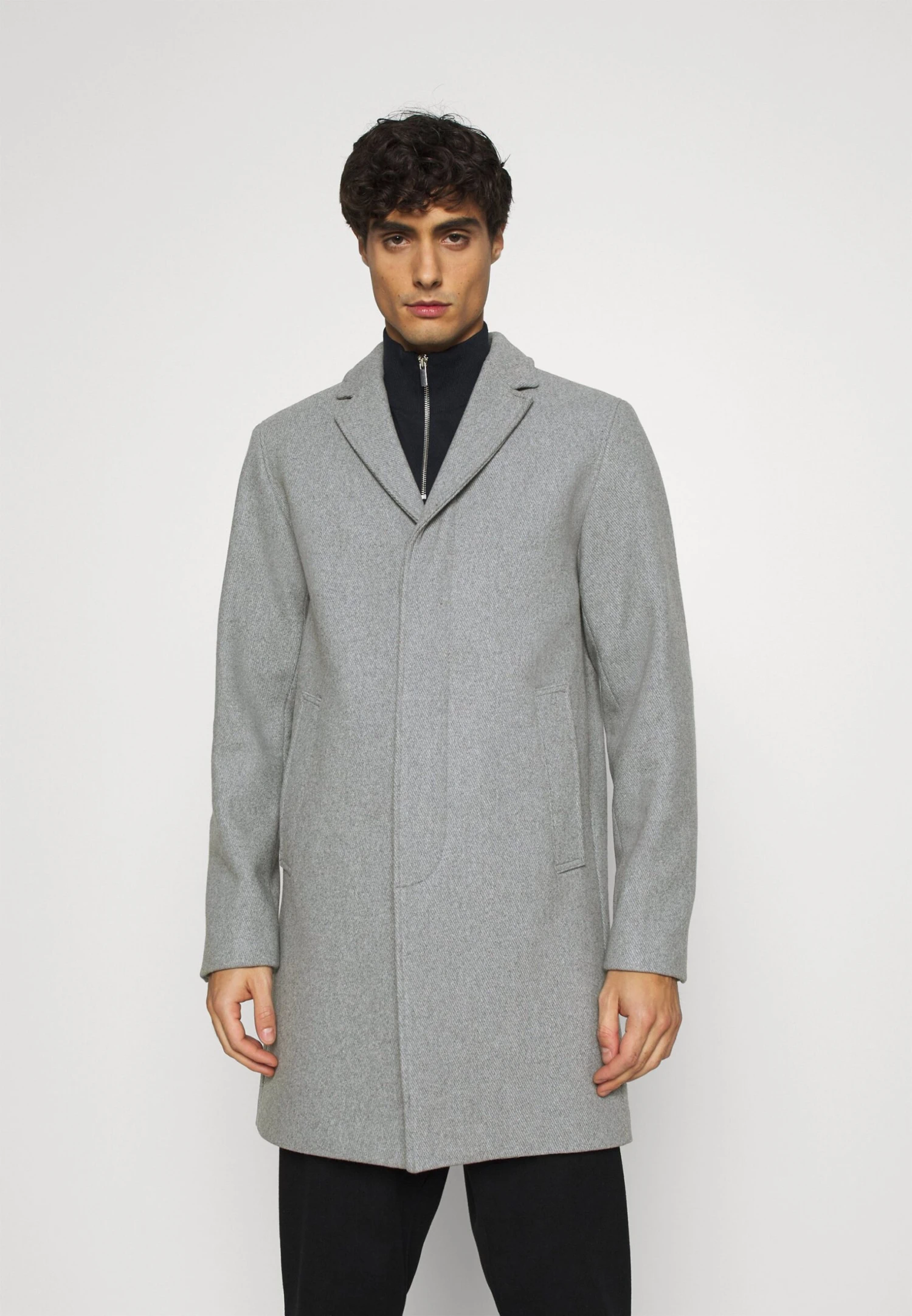 Selected Homme SlhhagenCoat- Mantel - Grey Melange 3 Selected Homme SlhhagenCoat- Mantel - Grey Melange