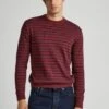 Pepe Jeans Andre Stripes - Trui - Burgundy Red -ZALANDO WINKEL 4a3c8924219c46d7b1fead10521d04b9