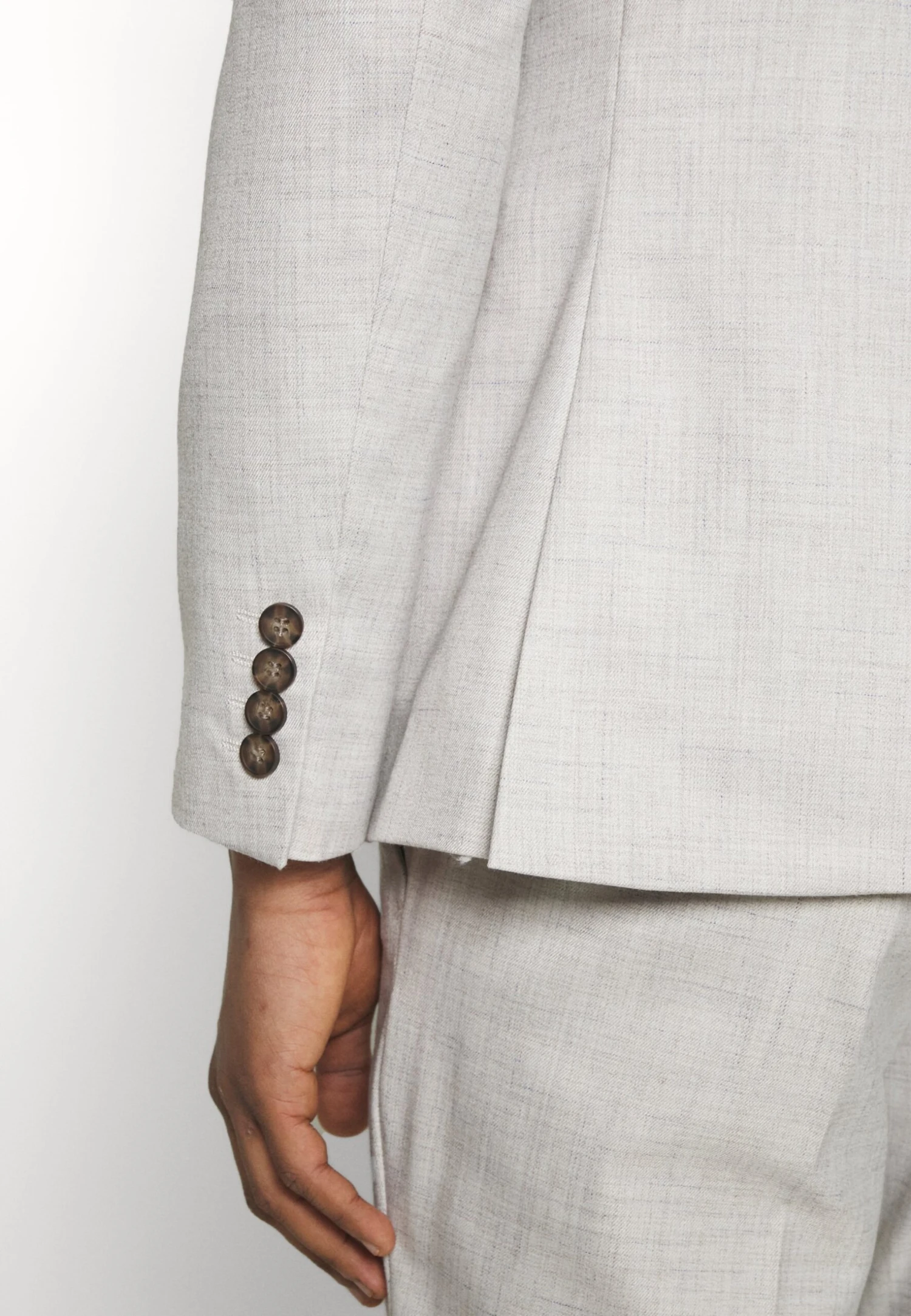 The Fashion Suit Peak- Kostuum - Grey Melange 11 The Fashion Suit Peak- Kostuum - Grey Melange - Afbeelding 9