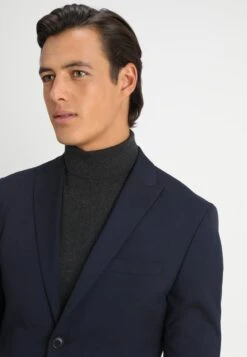Basic Plain Suit Slim Fit - Kostuum - Navy -ZALANDO WINKEL 4a43cd345e7b4685af67a16ff3b3bd32