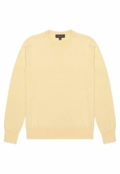 Supima Crewneck - Trui - Yellow