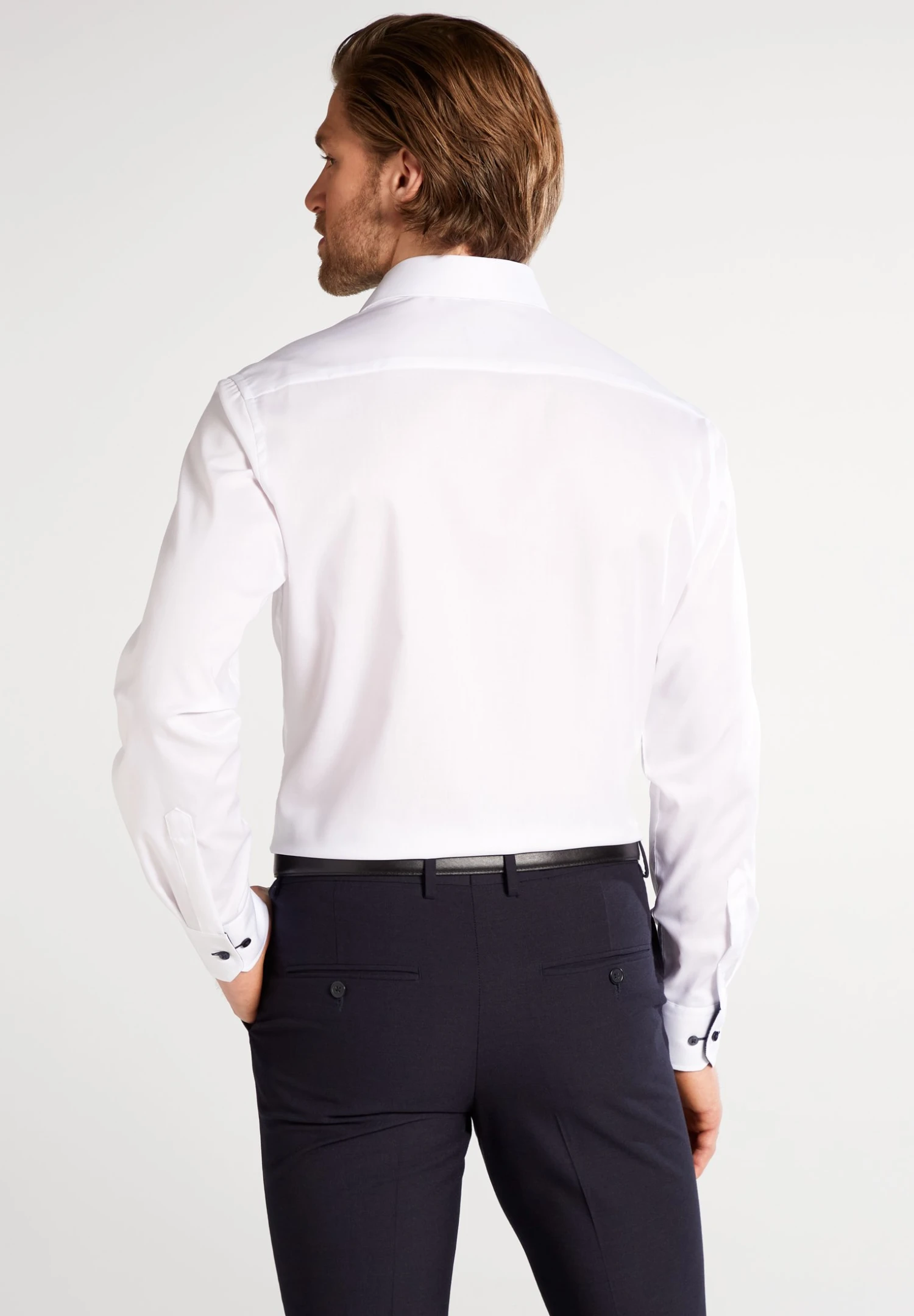 Eterna Fitted Waist - Overhemd - Weiß 4 Eterna Fitted Waist - Overhemd - Weiß - Afbeelding 2