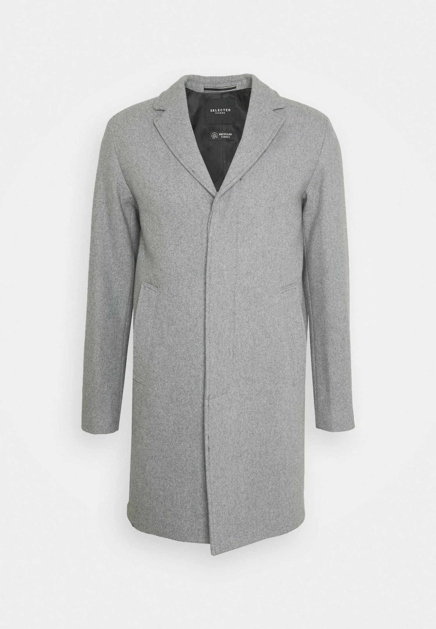 Selected Homme SlhhagenCoat- Mantel - Grey Melange 7 Selected Homme SlhhagenCoat- Mantel - Grey Melange - Afbeelding 5