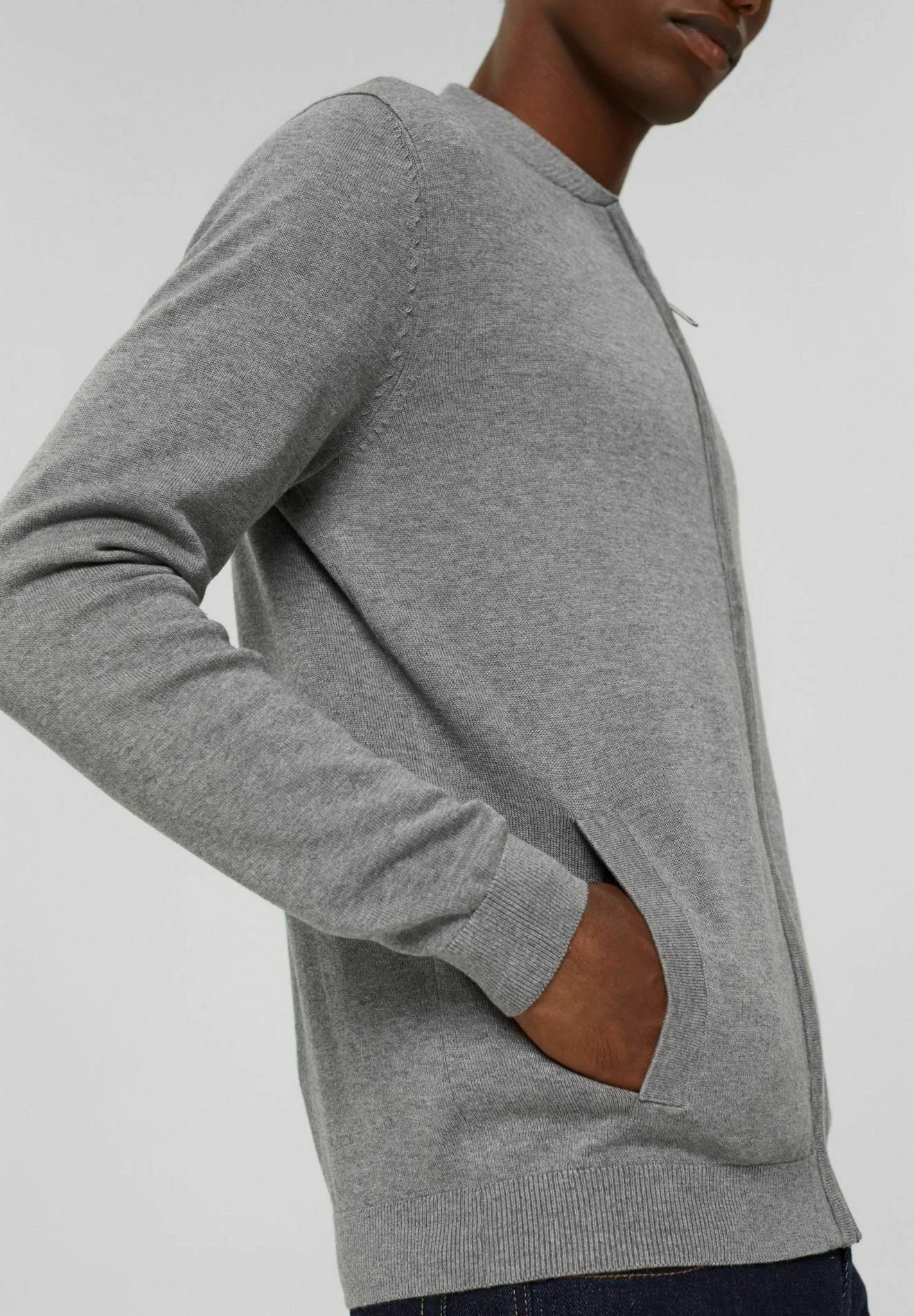 ESPRIT Pima - Vest - Medium Grey 8 ESPRIT Pima - Vest - Medium Grey - Afbeelding 6