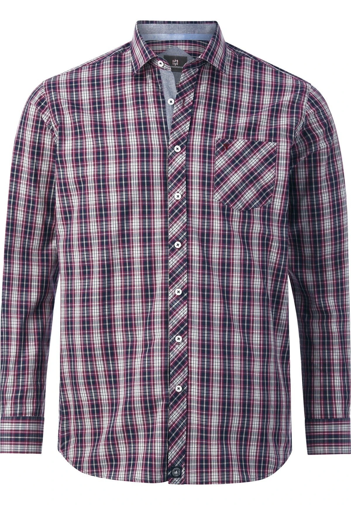 Doppelpack Julian - Overhemd - Rot Kariert 17 Doppelpack Julian - Overhemd - Rot Kariert - Afbeelding 15