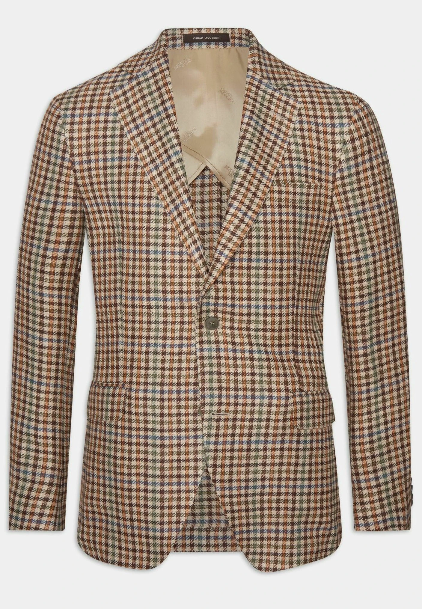 Oscar Jacobson Ferry Soft- Blazer - Brown Plaice 10 Oscar Jacobson Ferry Soft- Blazer - Brown Plaice - Afbeelding 8