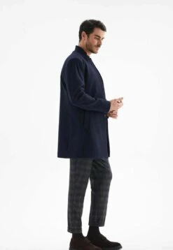 Mantel - Navy Blue -ZALANDO WINKEL 4eb37c3393484f0a8b56f8c97877aa15