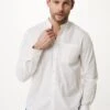 MEXX With Mao Collar - Overhemd - Off White
