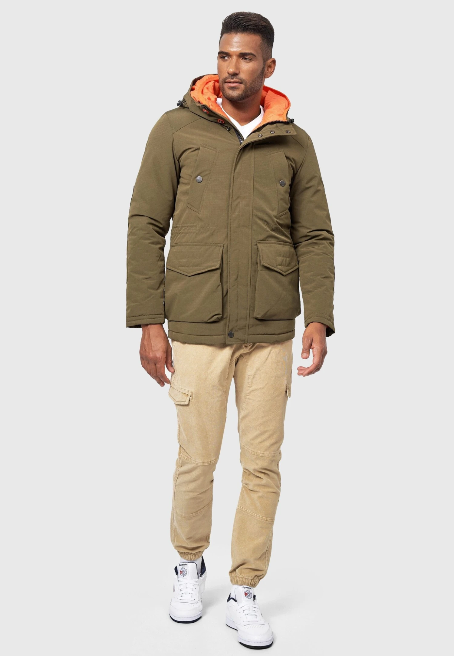 Indicode Jeans Waters - Parka - Army 3 Indicode Jeans Waters - Parka - Army