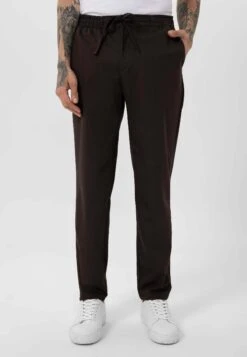 Regular Fit - Broek - Brown