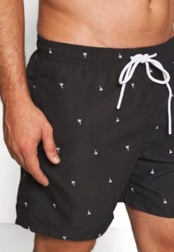 URBAN CLASSICS Embroidery Swim - Zwemshorts - Black -ZALANDO WINKEL 5162055b98cb486d95c2654f23c015b9