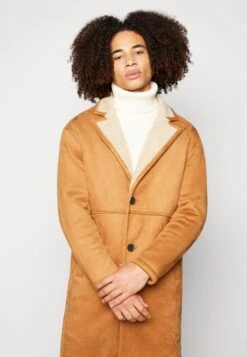 Only & Sons Onsroyce Coat - Mantel - Chipmunk -ZALANDO WINKEL 52e9f7ddbfbb491eac8806f34cc5def3