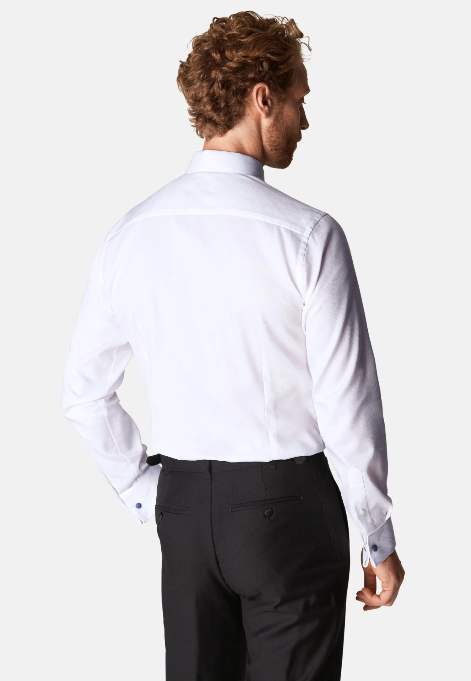 ETON Slim Fit Dobby Evening - Zakelijk Overhemd - White 4 ETON Slim Fit Dobby Evening - Zakelijk Overhemd - White - Afbeelding 2