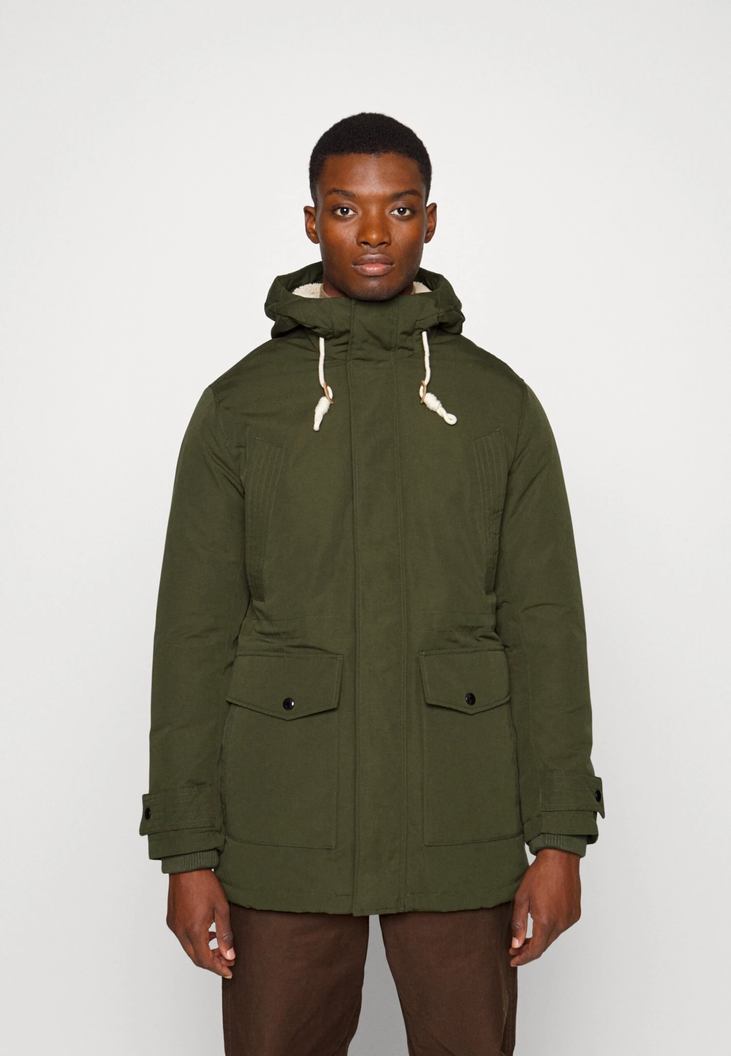 Jack & Jones Jjemash Teddy - Winterjas - Forest Night 3 Jack & Jones Jjemash Teddy - Winterjas - Forest Night