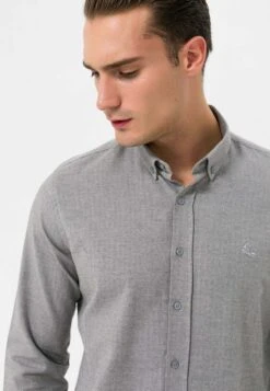 Regular Fit - Overhemd - Grey Melange -ZALANDO WINKEL 552baa7f5d1644c7a17f3b72831c86ff