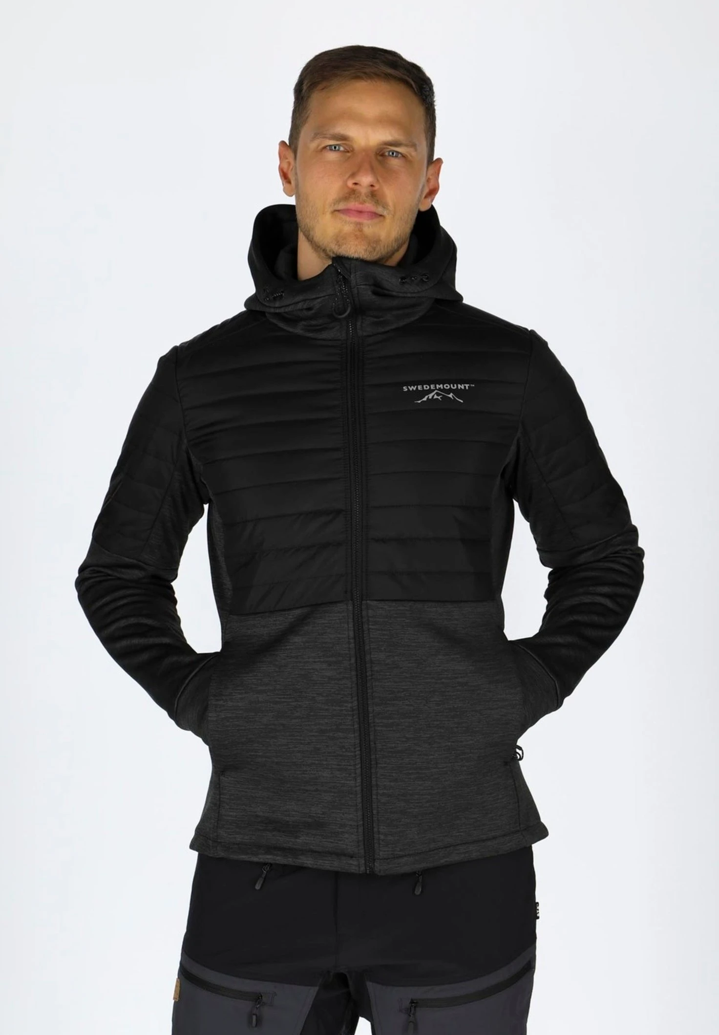 Lofoten Hybrid- Jas - Black Melange Black 4 Lofoten Hybrid- Jas - Black Melange Black - Afbeelding 2