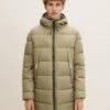 TOM TAILOR Denim Puffer - Winterjas - Dusty Olive Green -ZALANDO WINKEL 5559f357e91f49ceb2034890bce3f5e7