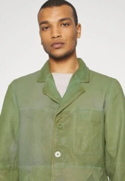 Painter Coat - Halflange Jas - Army Overdye -ZALANDO WINKEL 55d496e811984fd586bb24d889efcec5