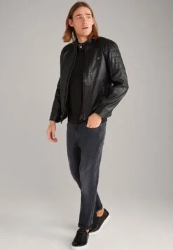 Joop Jeans Lima - Leren Jas - Schwarz -ZALANDO WINKEL 55e49bba84504f778586447f751e00e7