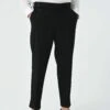Pleated With Button Detailed - Broek - Black -ZALANDO WINKEL 5672ac59fa8145eab9b7506de8b1eca8