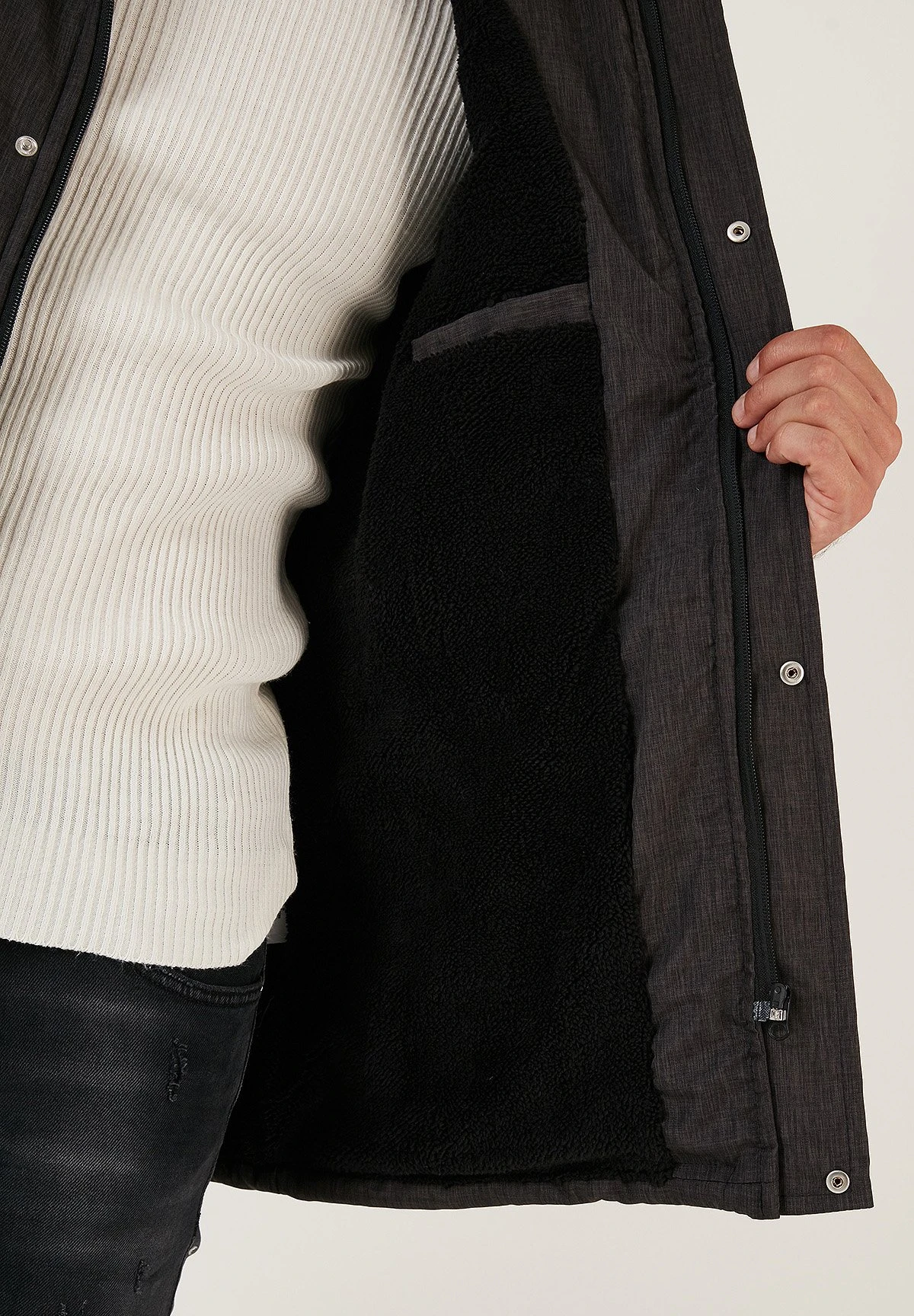 Hooded - Winterjas - Smoked Color 8 Hooded - Winterjas - Smoked Color - Afbeelding 6