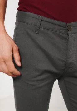 Pier One Chino - Dark Grey -ZALANDO WINKEL 57afc5e7d2fb4fccb50811bdf725c68c