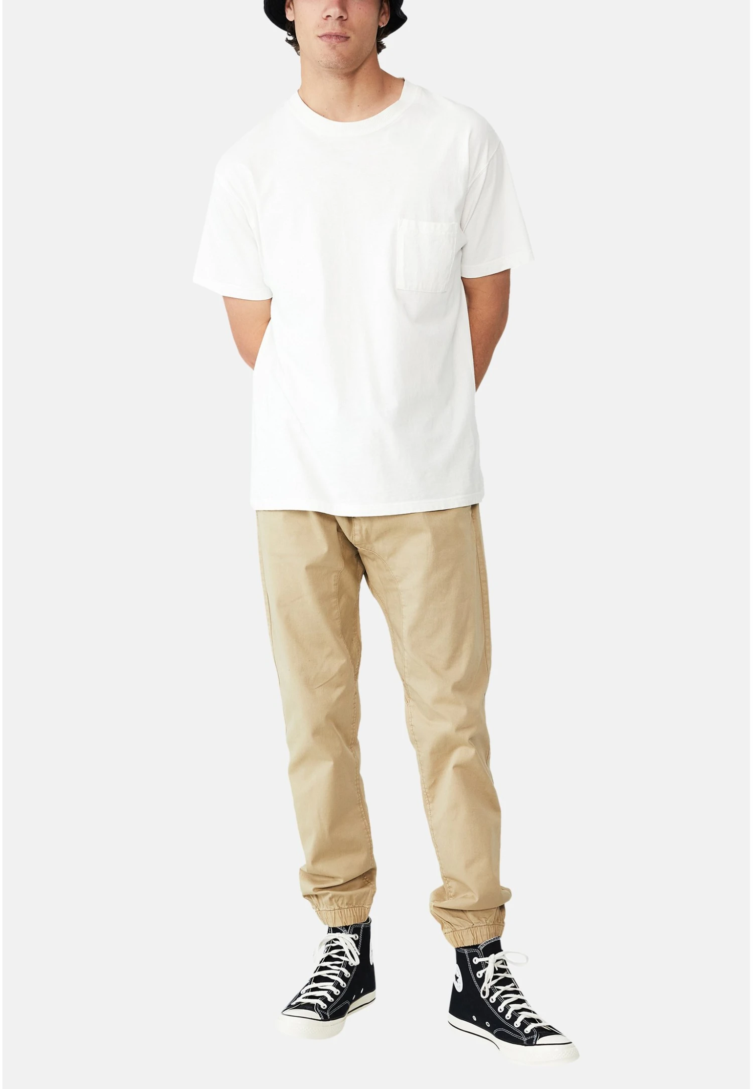 COTTON ON Drake Cuffed- Broek - Grey 4 COTTON ON Drake Cuffed- Broek - Grey - Afbeelding 2