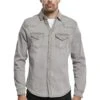 Brandit Herren Riley Denimshirt - Overhemd - Grey