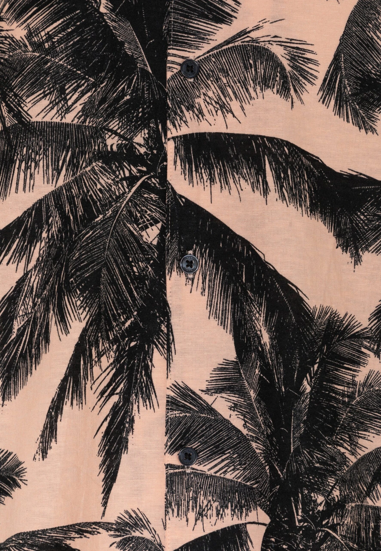 Only & Sons Onstie Palm- Overhemd - Peach Nectar 7 Only & Sons Onstie Palm- Overhemd - Peach Nectar - Afbeelding 5