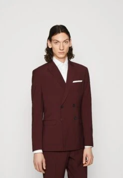 The Fashion Suit Peak Pocket Square - Kostuum - Red Brown