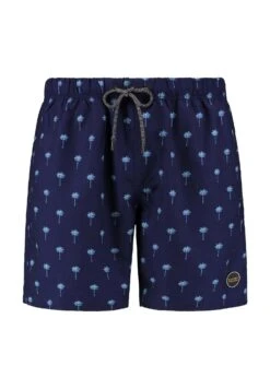 Shiwi Scratched Palm - Zwemshorts - Dark Navy -ZALANDO WINKEL 59f677dff9c5484b8ae54a9a218f4cc3