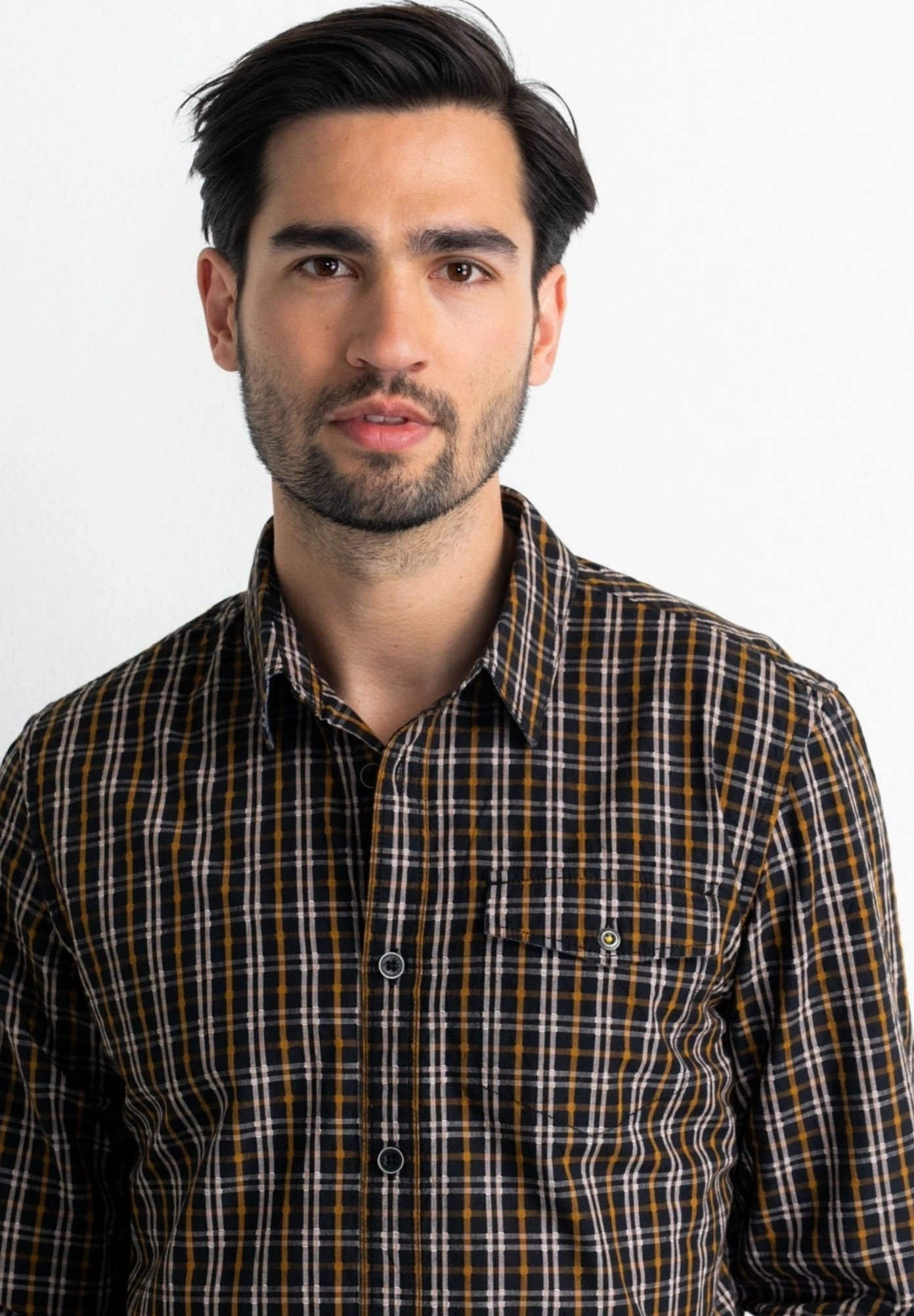 Petrol Industries Checked - Overhemd - Dark Gold 6 Petrol Industries Checked - Overhemd - Dark Gold - Afbeelding 4